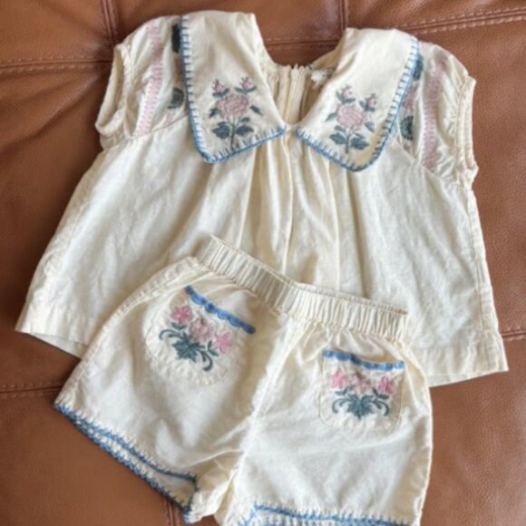 Apolina Myra Set in Magnolia (top and shorts) - Picture 1 of 6